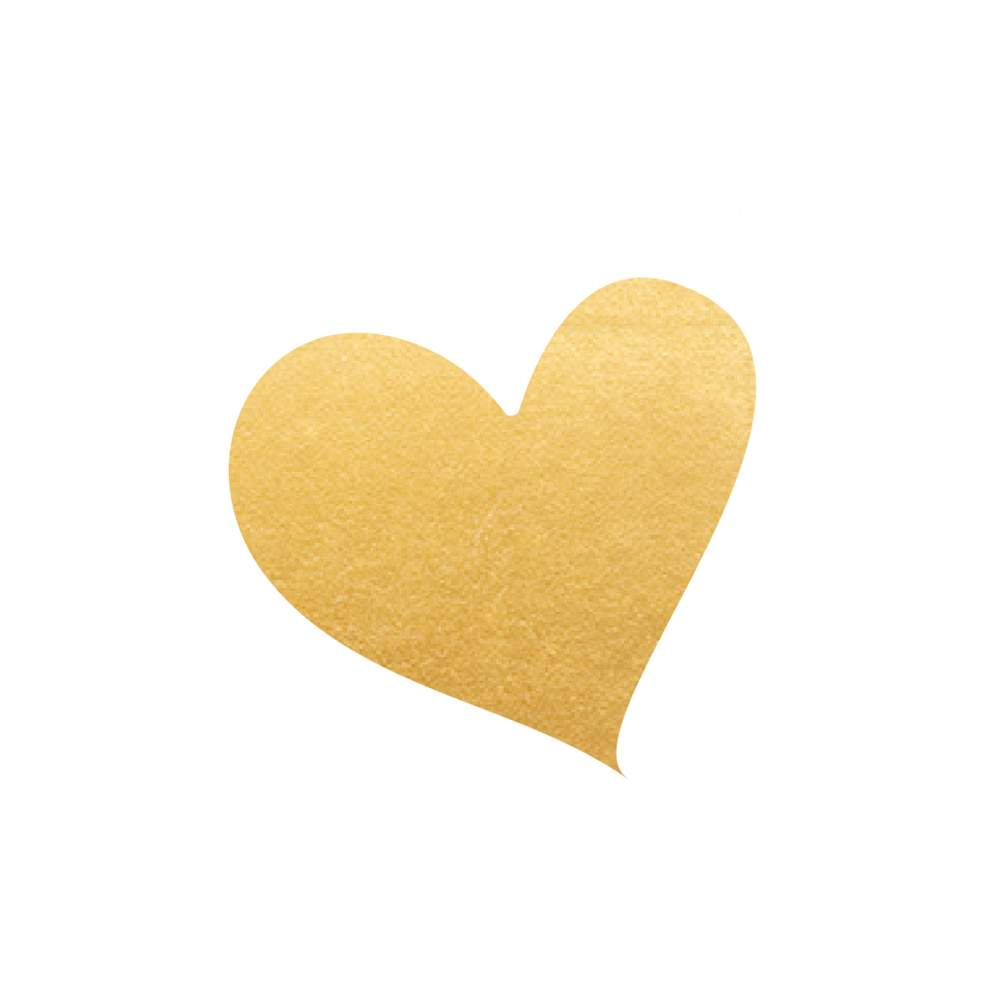 Anniversary Edible Gold Sheet - Heart