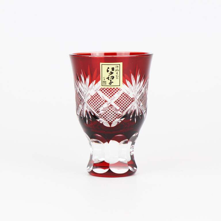 Sake Glass Collection Nanakomon (2.7floz) Tajima Glass Japan
