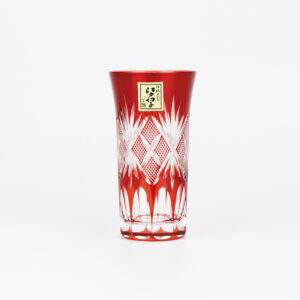 JIN-11149_Tajima Glass sake glass collection beer glass Red-1