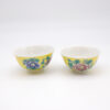 JIN-202007_Kutani Ware Rice Bowl Small and Large set (Camellia, Small:4.25 x 4.25, Large:4.60 x 4.60)-1