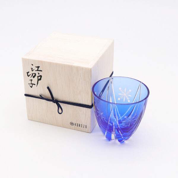 Sake Glass KOREZO Original Snow Crystal (2.54fl-oz)