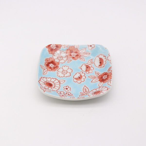 Kutani Ware Small Serving Plate - Flower Shower
