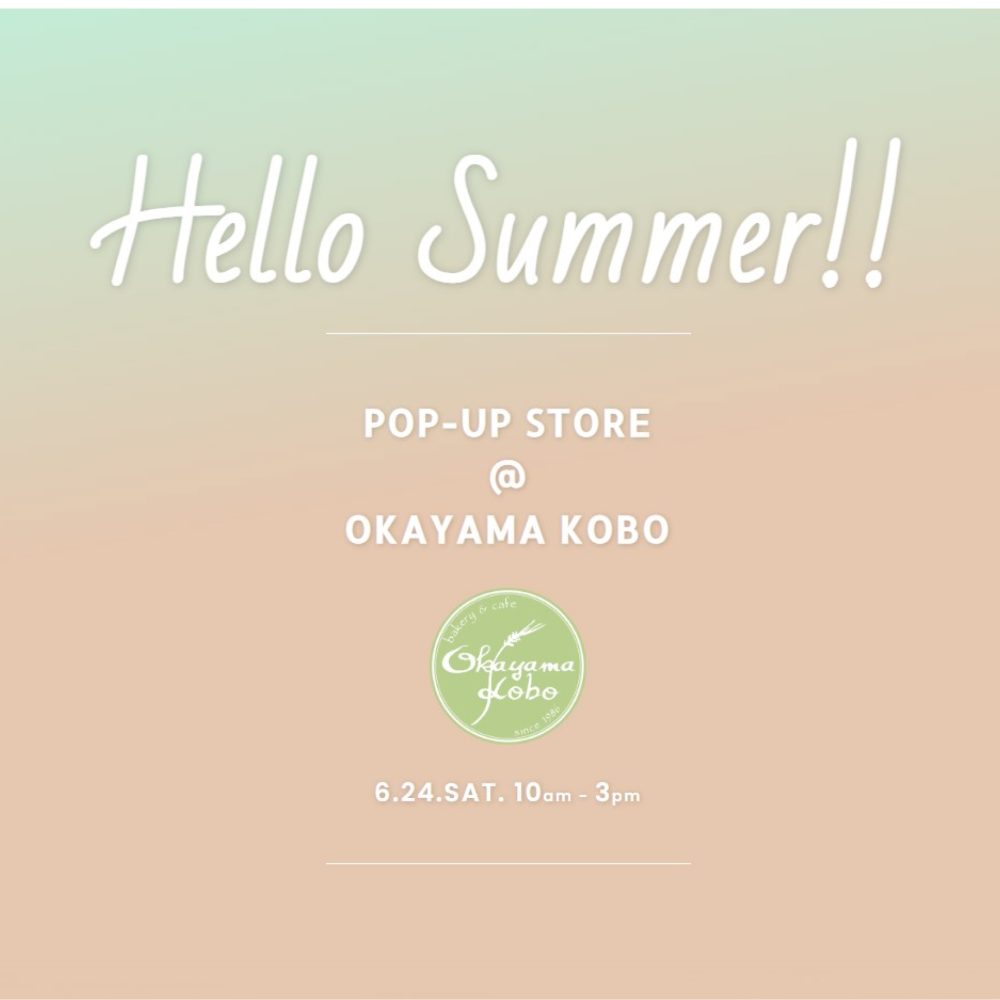 Pop-up store @ Okayama Kobo